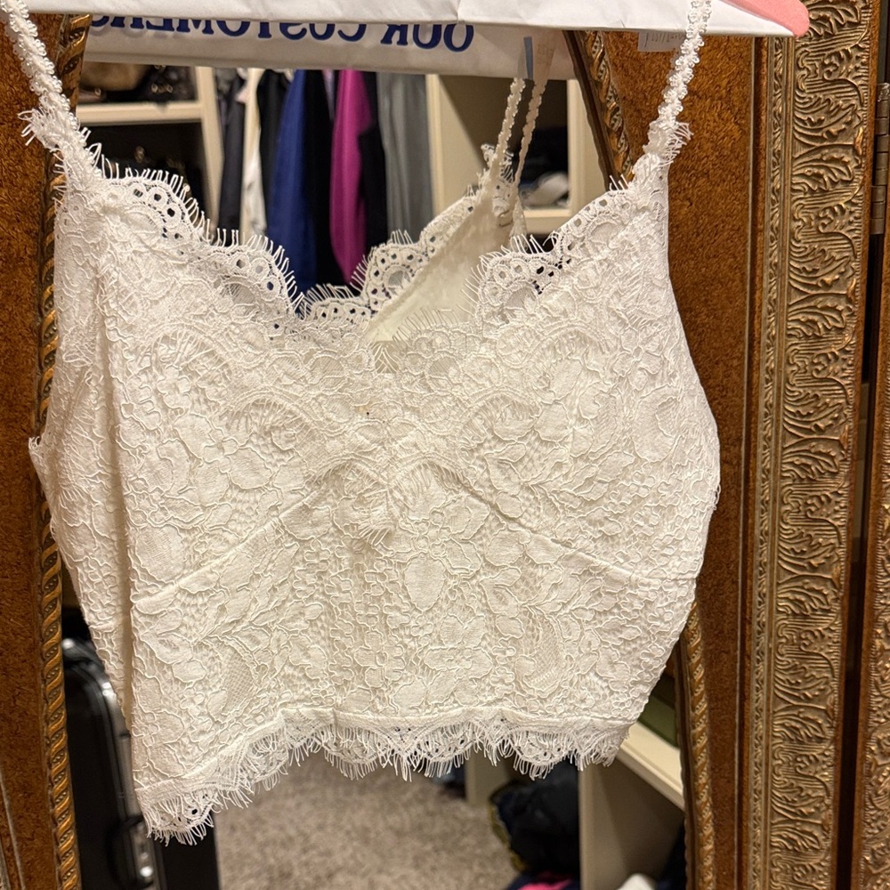 POL Cream Lace Camisole